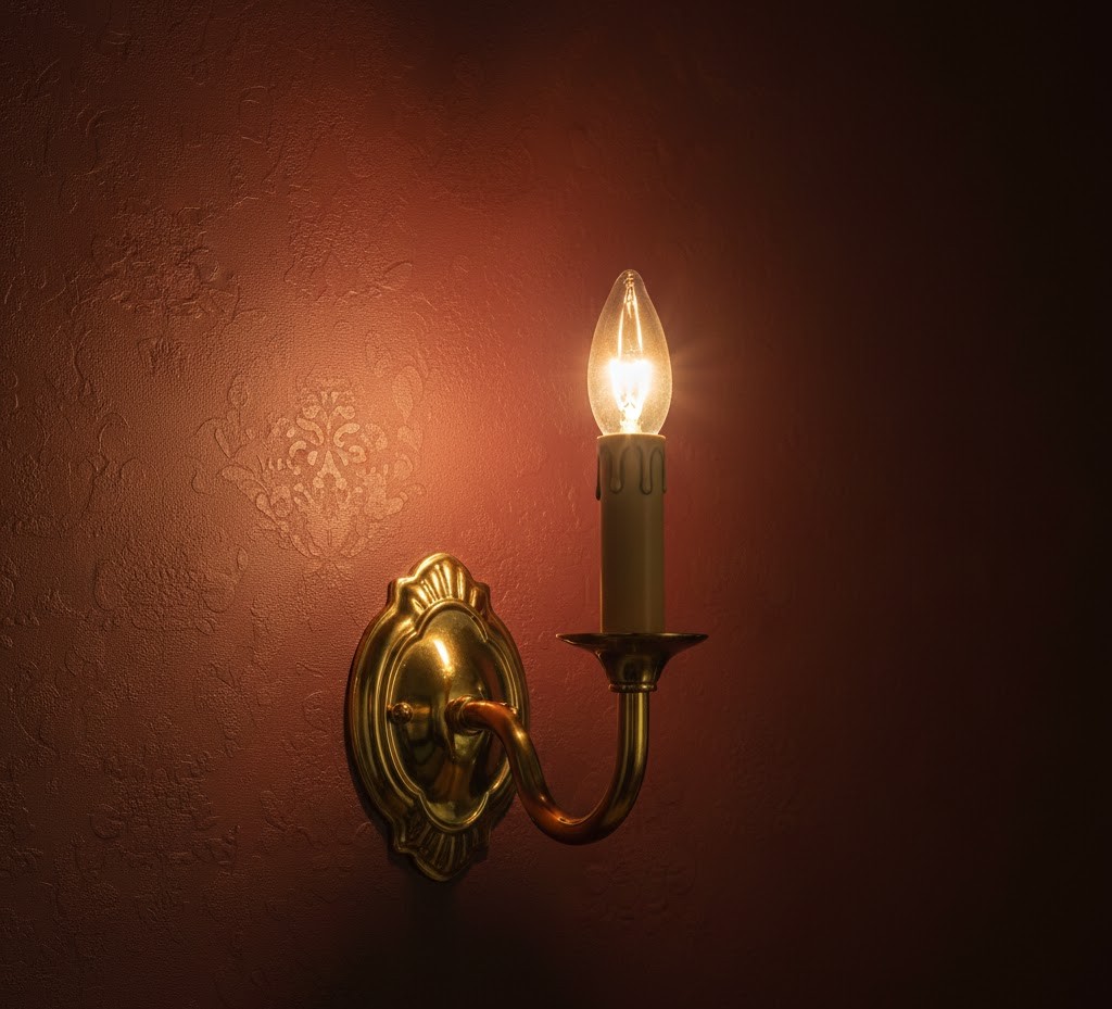 Antique wall sconce