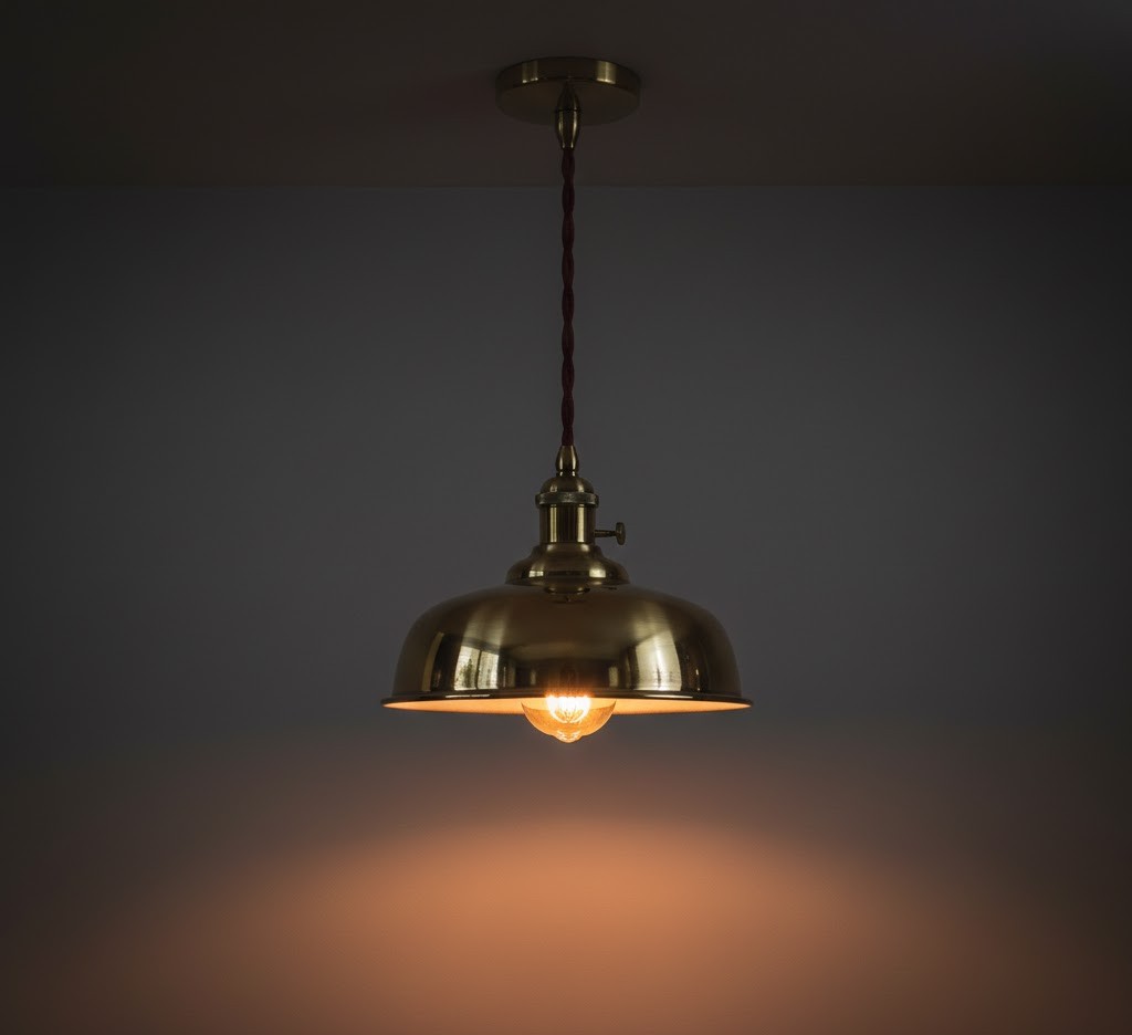 Restored pendant light
